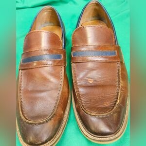 Kenneth Cole New York Prewitt Penny Brown Loafers Mens 11.5 Techni-Cole Product‎